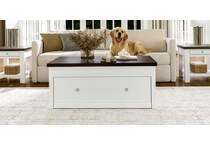  white occasional tables all   