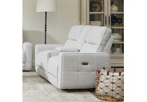  white loveseat   