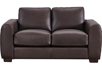  brown loveseat   