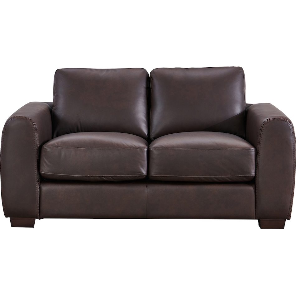  brown loveseat   