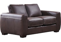  brown loveseat   