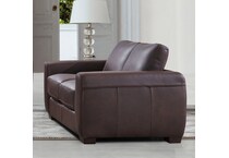  brown loveseat   