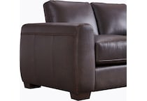  brown loveseat   