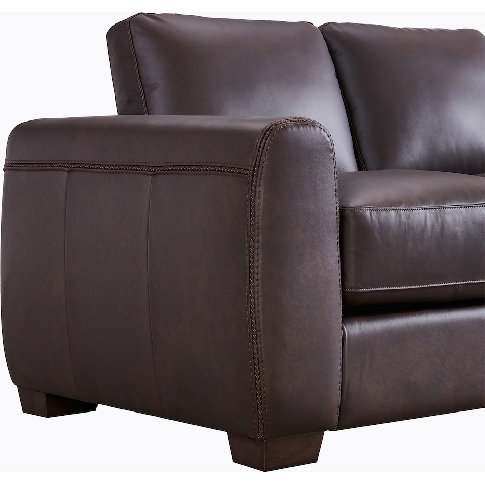  brown loveseat   