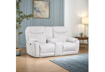  white loveseat   