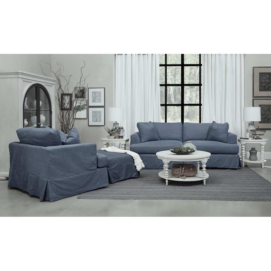  blue sofa   