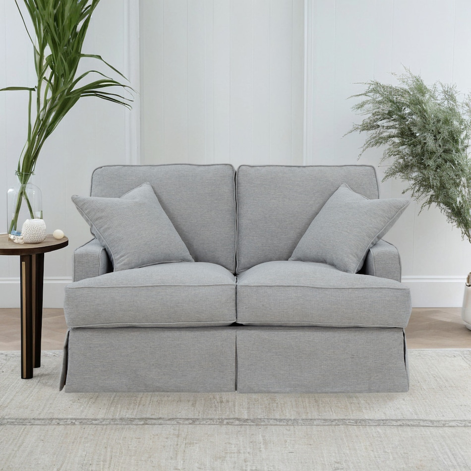  gray loveseat   