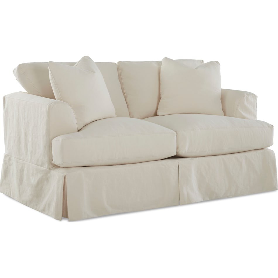  white loveseat   