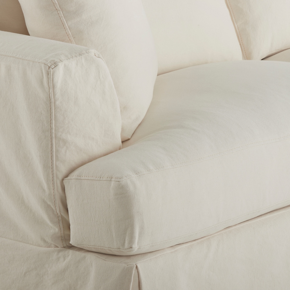  white loveseat   