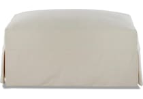  white ottoman   