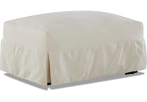  white ottoman   