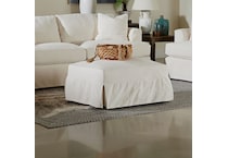  white ottoman   