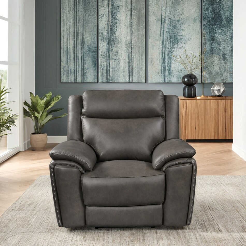  gray recliner   