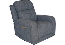  blue recliner   