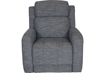  blue recliner   