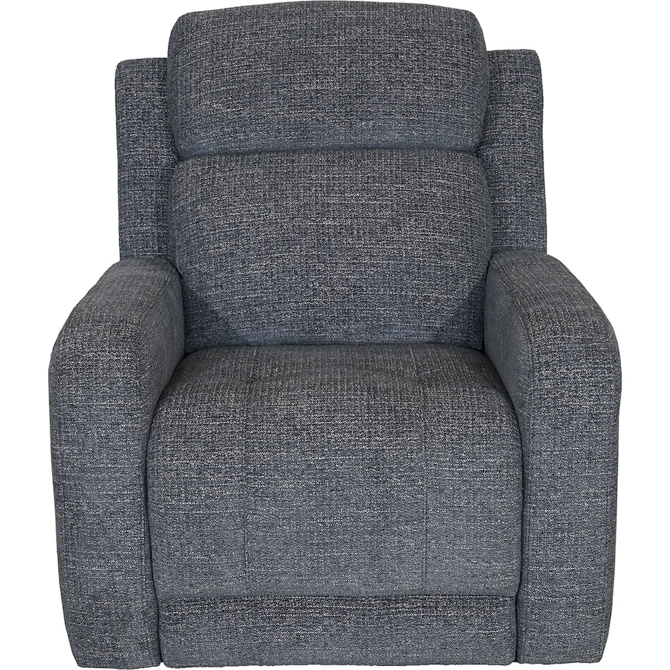  blue recliner   