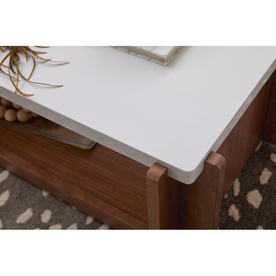  brown occasional tables all   