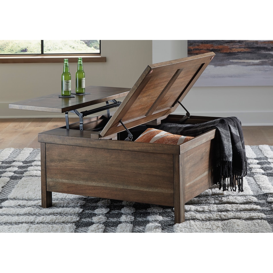  brown occasional tables all   