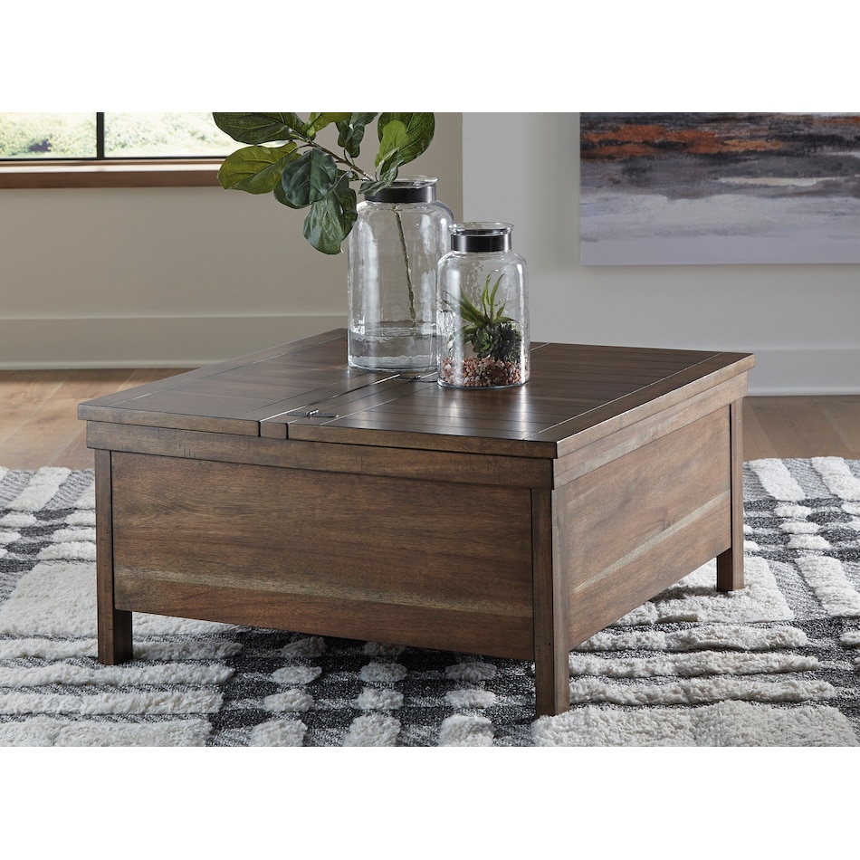  brown occasional tables all   
