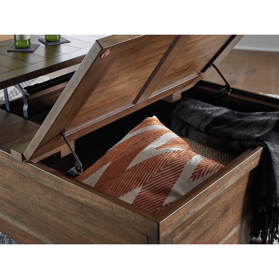  brown occasional tables all   