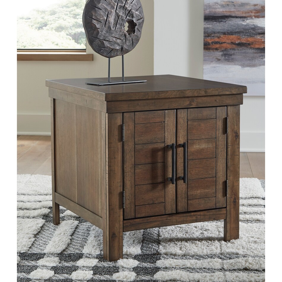  brown occasional tables all   