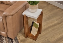  brown occasional tables all   