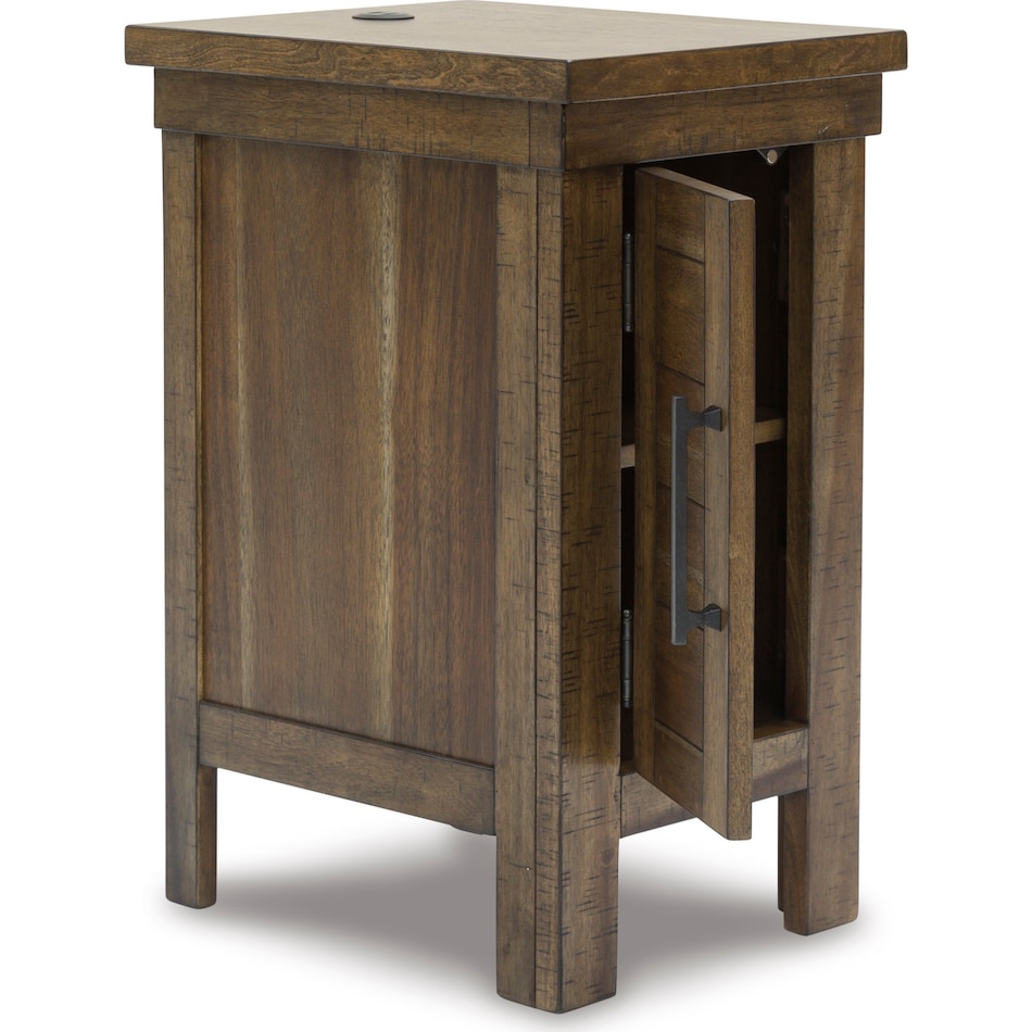  brown occasional tables all   