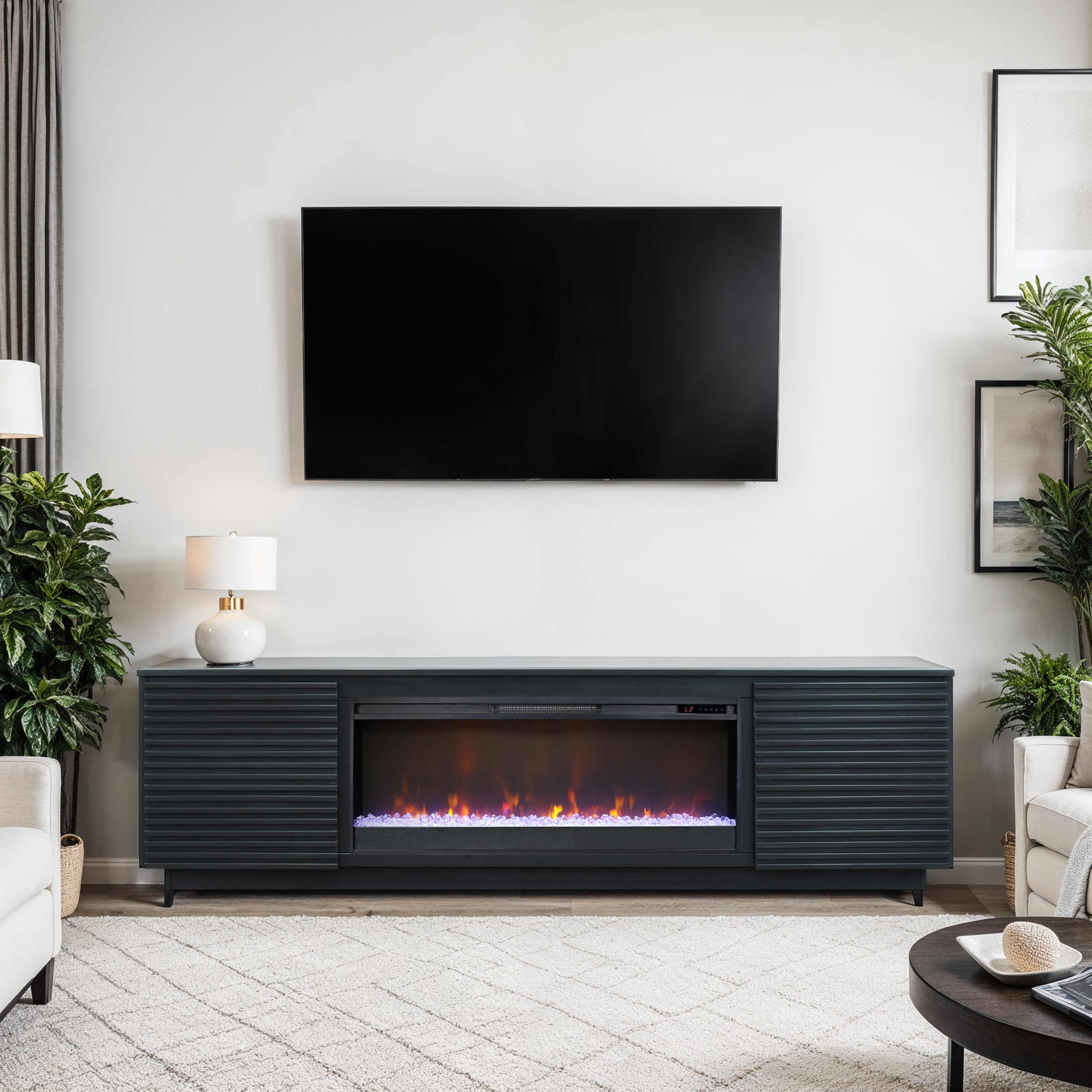 Stardust Media Fireplace