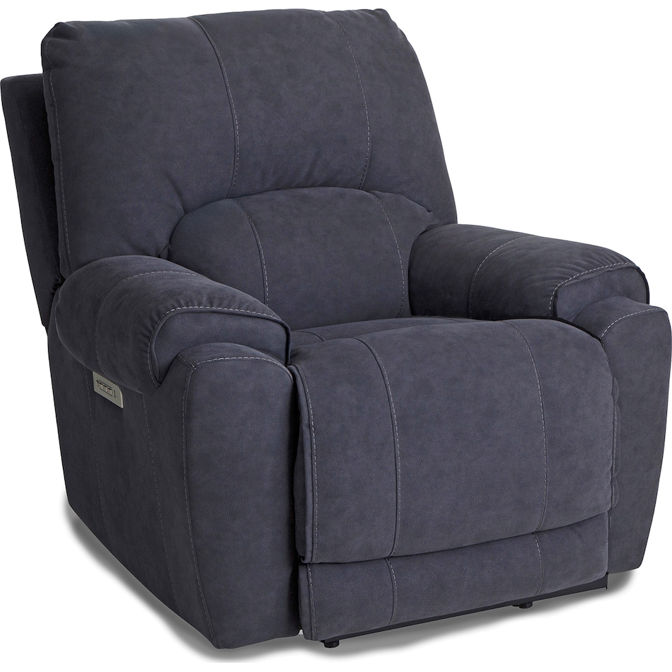  blue recliner   