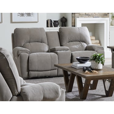 Showtime Power Reclining Loveseat