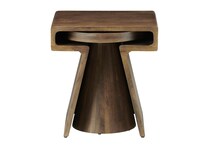  brown occasional tables all   