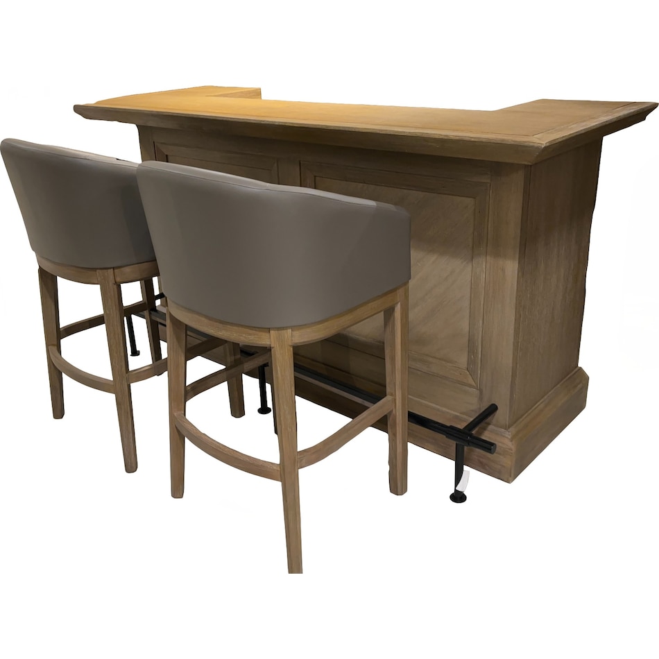  brown pub   bar units   stools   