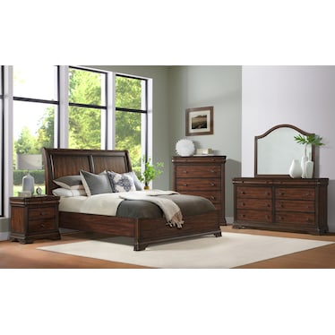 Phillipe 5 Piece King Bedroom Set