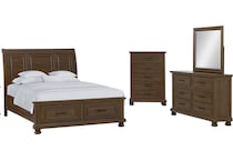  brown master bedroom   