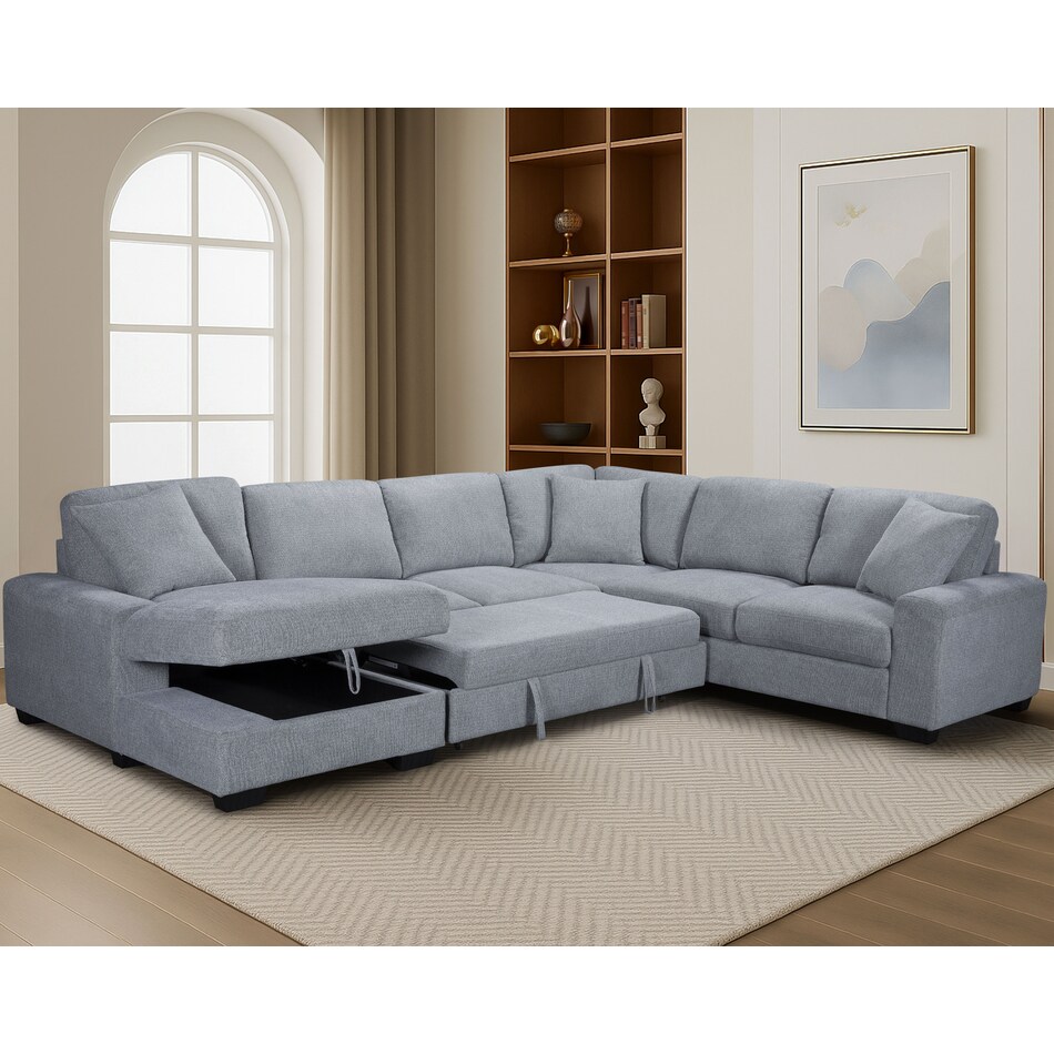  gray silk loveseat   
