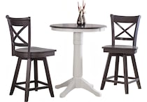  two tone pub   bar units   stools   