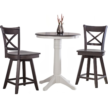 Riley 3 Piece Counter Table Set