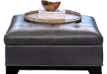  blue ottoman   