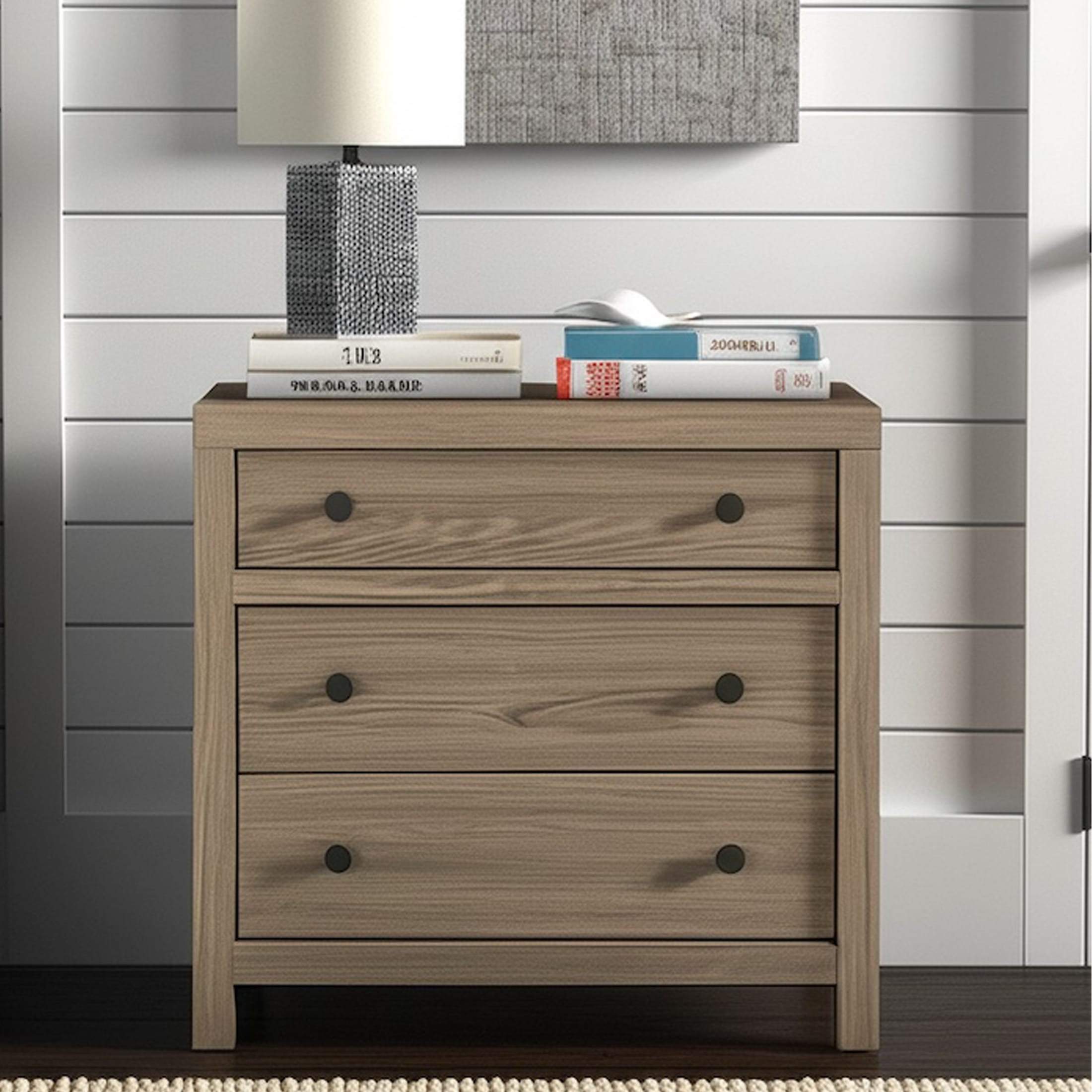Dwell 3 Drawer Nightstand