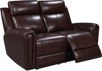  brown loveseat   