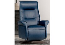  blue recliner   