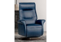  blue recliner   