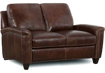  brown loveseat   