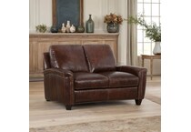  brown loveseat   