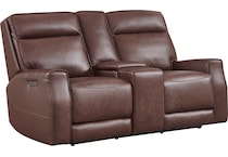  brown loveseat   