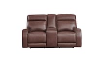  brown loveseat   