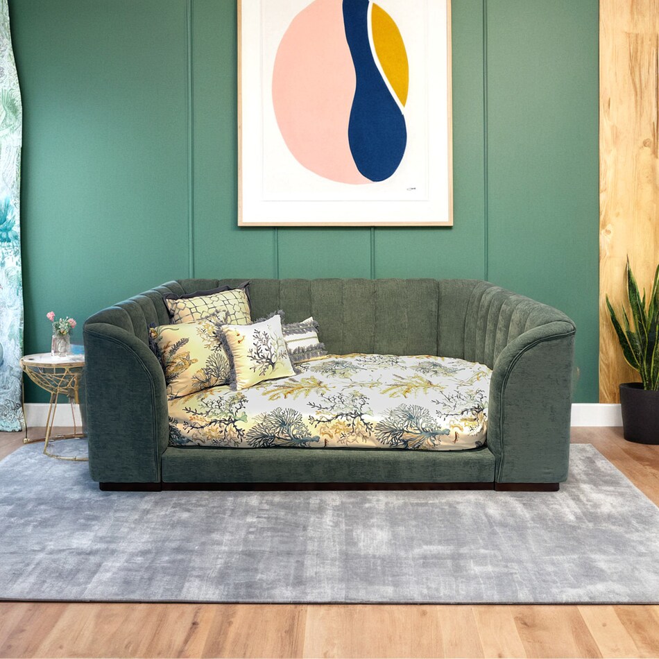  green master bedroom   
