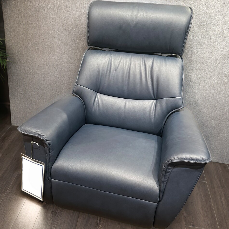  blue recliner   