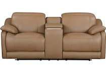  brown loveseat   