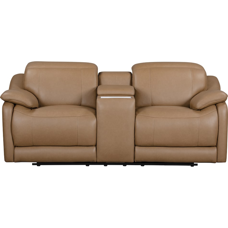  brown loveseat   